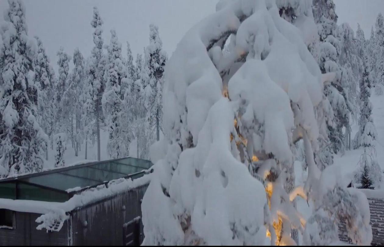 Levi Secret Igloo Revontuli Villa Sirkka Eksteriør bilde